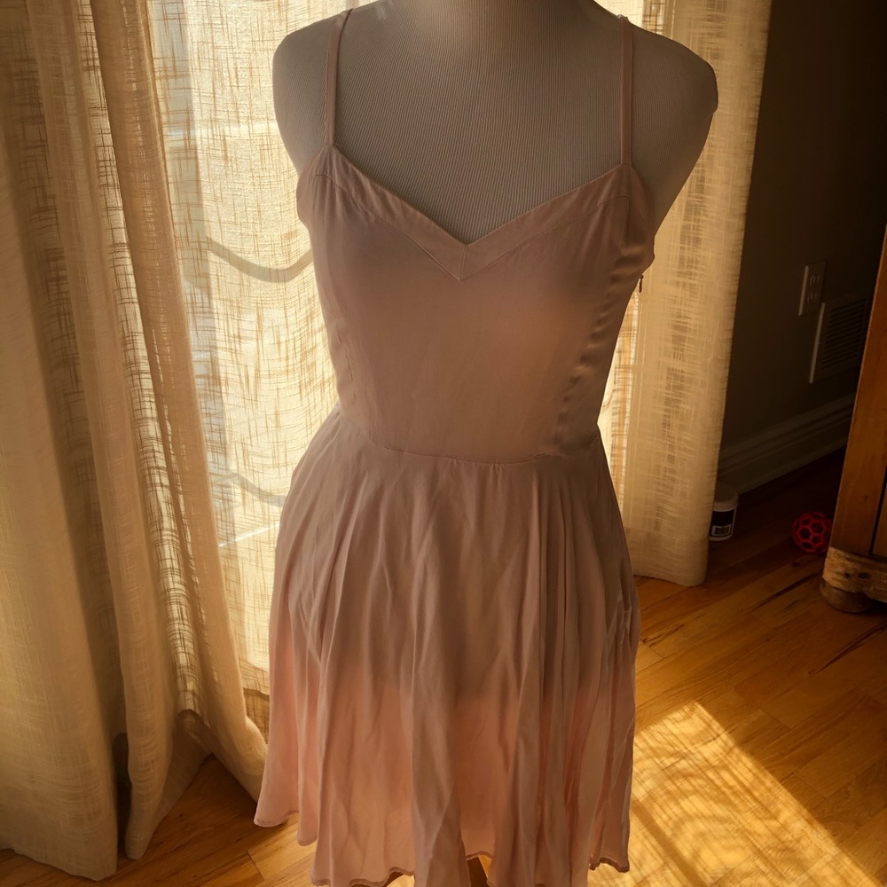 Baby pink dress